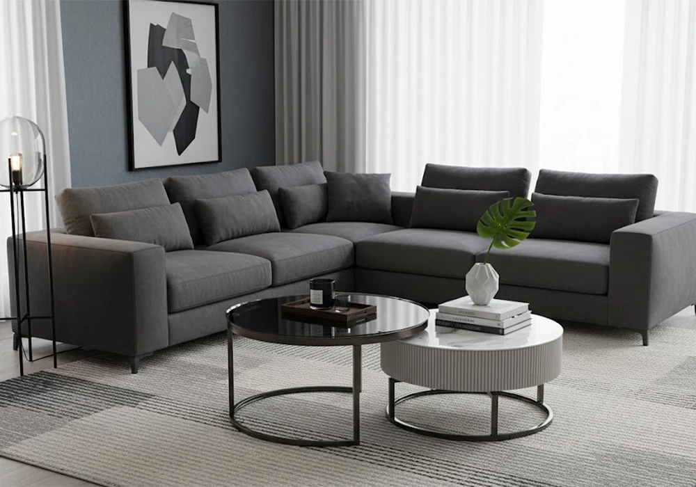 Set 2 Tables de Salon Lauraine Meubles Votre Magasin de Meuble et Électroménager à La Réunion !