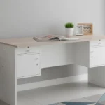 Bureau 2 Portes 2 Tiroirs (Collection Essentiel)