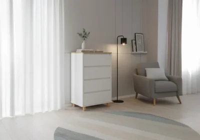 Chiffonnier 4 Tiroirs (Collection Essentiel) Meubles Votre Magasin de Meuble et Électroménager à La Réunion !