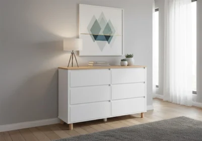 Commode 6 Tiroirs (Collection Essentiel) Armoires, Commodes & Chevets Votre Magasin de Meuble et Électroménager à La Réunion !