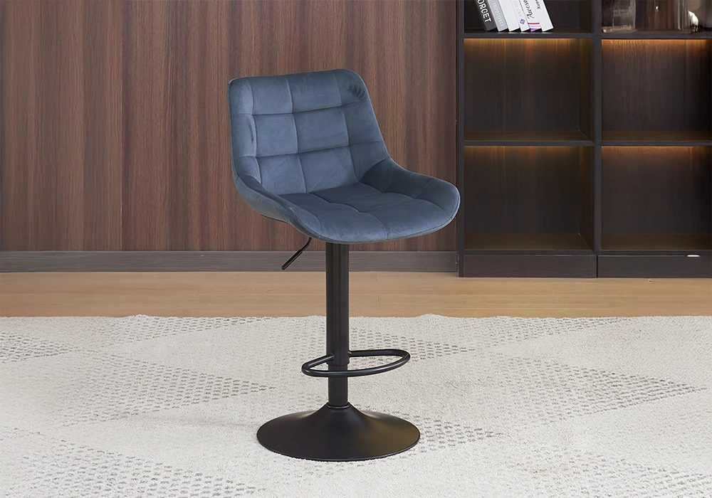 Tabouret bar Vioria Gris Foncé Chaises Votre Magasin de Meuble et Électroménager à La Réunion !