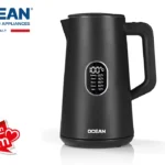 Bouilloire Numérique Sans Fil Noire 1,5L Ocean (OCKT1815DN)