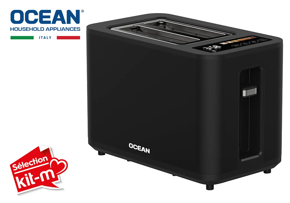 Grille-Pain 2 Fentes Avec Contrôle Du Brunissage Ocean (OCTO9002DN) Cuisine Votre Magasin de Meuble et Électroménager à La Réunion !