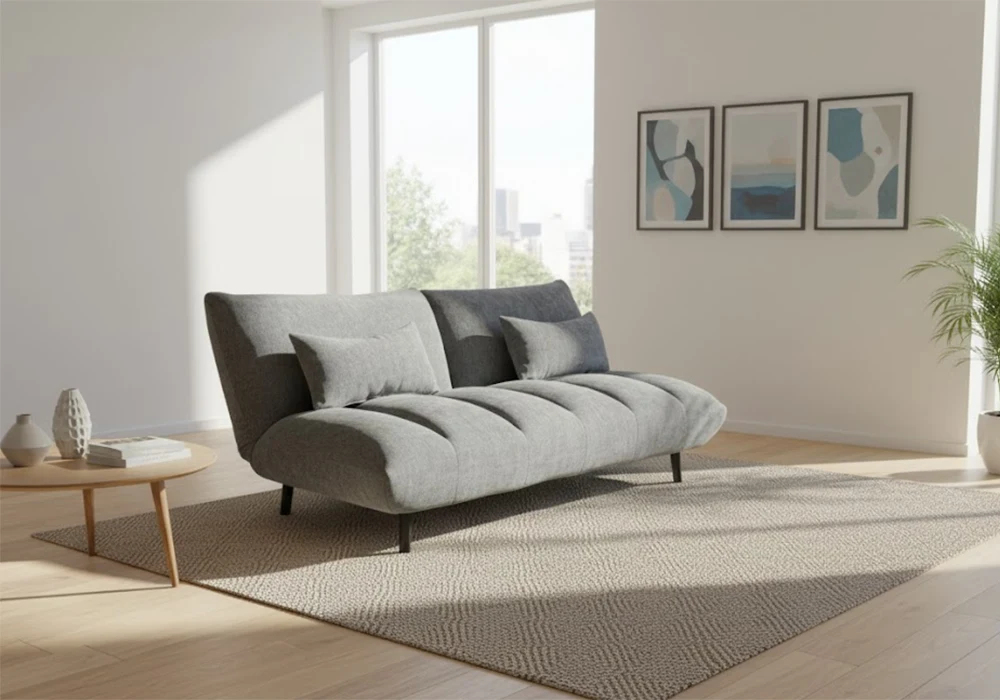 Canapé Lit Kairio Gris Convertibles Votre Magasin de Meuble et Électroménager à La Réunion !