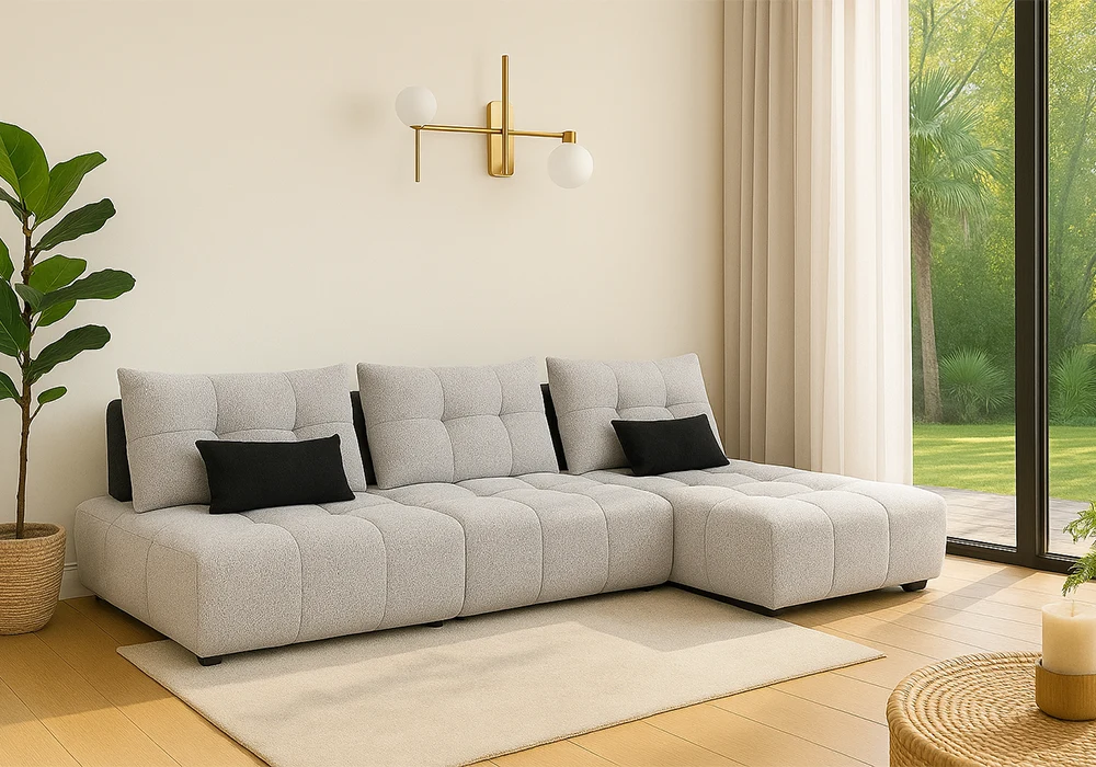 Salon D’angle Vero Avance/Recule Relaxation Votre Magasin de Meuble et Électroménager à La Réunion !