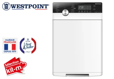 Lave-Linge 8kg  TOP Inverter Westpoint (WLW-813A24)