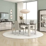 Buffet 4 Portes avec LED (Collection Oxford)