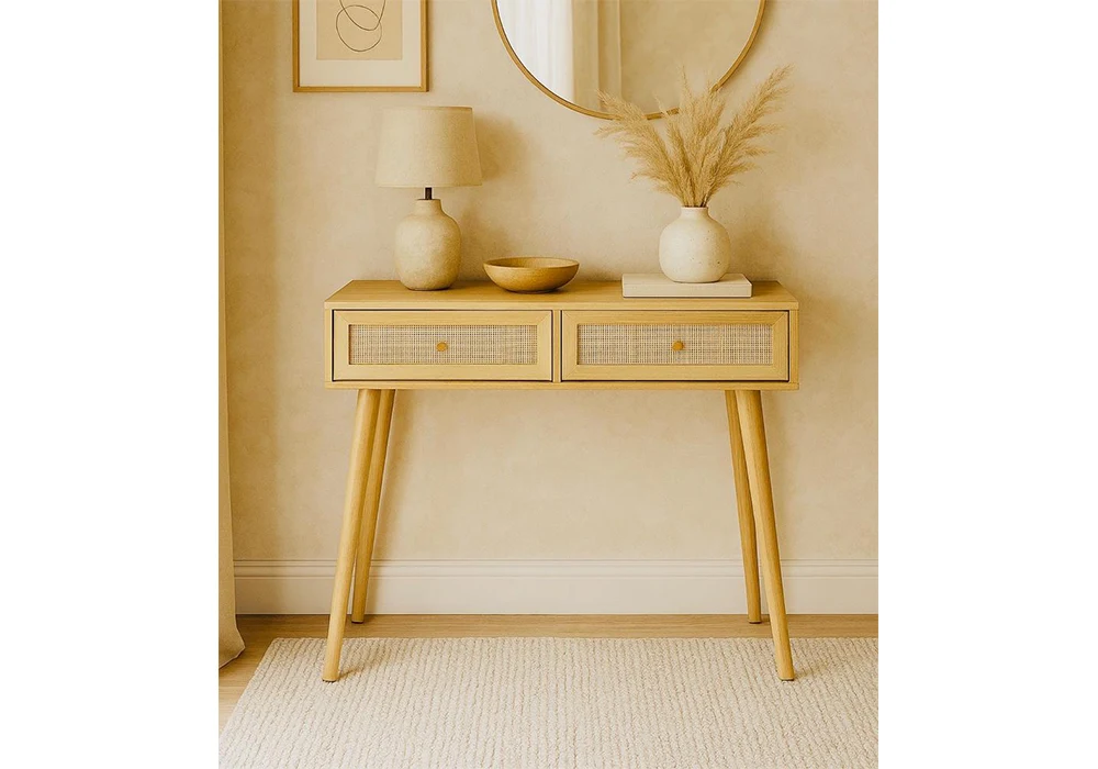 Console 2 Tiroirs (Collection Bali) Meubles Votre Magasin de Meuble et Électroménager à La Réunion !