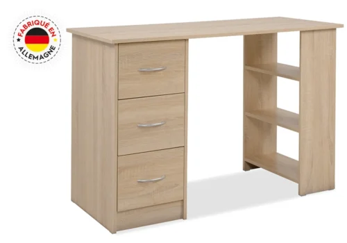 Bureau 3 Tiroirs LOSSO Meubles Votre Magasin de Meuble et Électroménager à La Réunion !