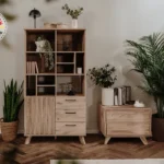 Meuble Haut 1 Porte/ 3 Tiroirs (Collection WELLINGTON)