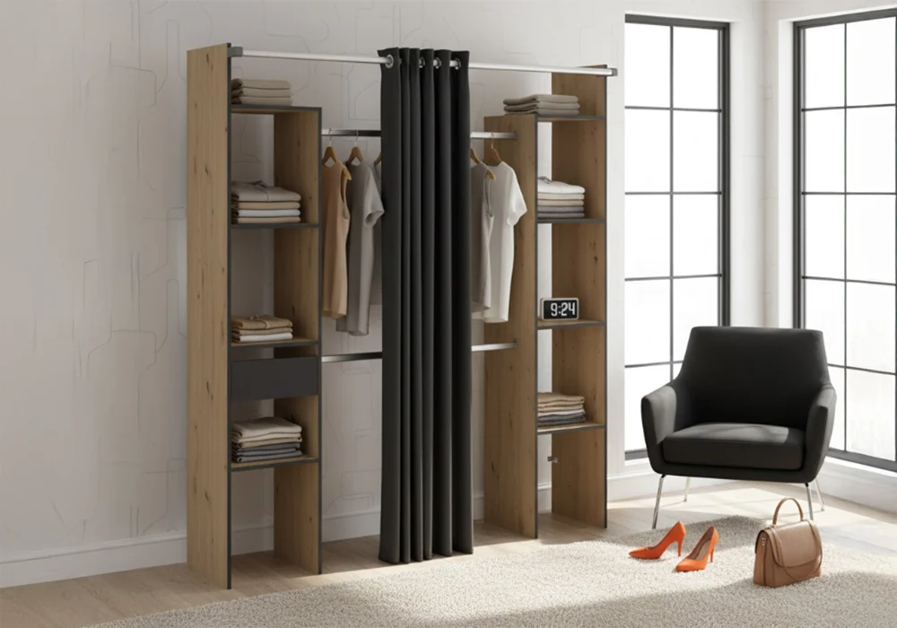 Dressing BRONX Armoires, Commodes & Chevets Votre Magasin de Meuble et Électroménager à La Réunion !