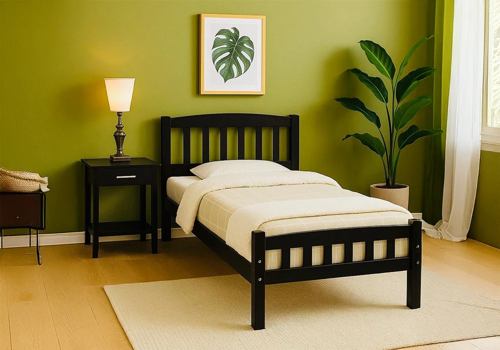 Lit 90x190cm Cola Chambres à Coucher Votre Magasin de Meuble et Électroménager à La Réunion ! 6 Lit 90x190cm Cola – Image 1